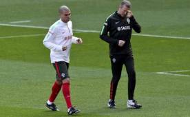Pepe se concentró con Portugal pero no jugó por molestias musculares. (EFE)
