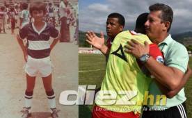 El ahora entrenador del Real Sociedad, Mauro Reyes, en sus inicios como jugador en Santa Bárbara y ahora que logró el pase a la gran final. Foto Edward Fernández