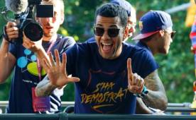 Dani Alves reconoce que su mensaje causará molestia, pero deja claro que no le interesa. Foto AFP