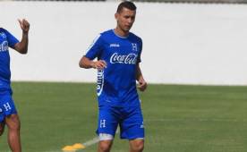 Erick Andino asegura que llegó a los microciclos de la Selección de Honduras con la mentalidad de pelear un puesto para los partidos de repechaje. Foto Ronald Aceituno