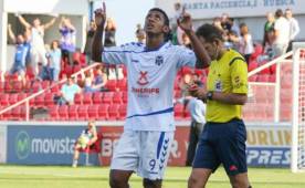 Anthony Lozano sorprendió a todos este sábado con su mensaje con sabor a despedida para la afición del Tenerife. Foto DIEZ