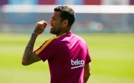 Dani Alves quiere que el Atlético de Madrid gane la Champions. Foto EFE.