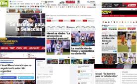 Los medios más importantes en el mundo destacaron el anuncio de Lionel Messi