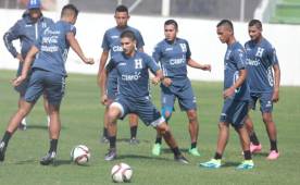 En el estadio Carlos Miranda la selección de Honduras comenzó el microciclo.