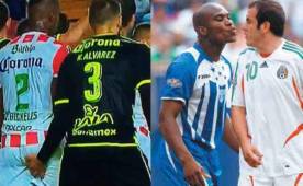 Brayan Beckeles y Samuel Caballero son dos hondureños que han estado envueltos en escándalos de provocaciones.