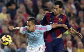 Sergio Busquets fue titular el sábado ante el Celta en el Camp Nou. (EFE)