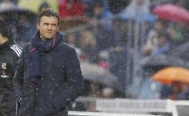 Luis Enrique, técnico del Barcelona de España.