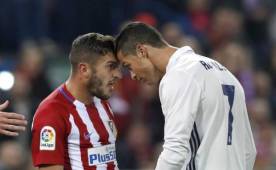 Cristiano Ronaldo y Koke se dijeron de todo durante el derbi en el Calderón.