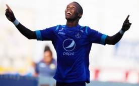 Rubilio Castillo pasa un gran momento con el Motagua y lidera la tabla de goleadores del Clausura. Foto Juan Salgado