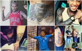 Los jugadores tatuados de la Copa Oro 2017.