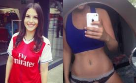Así de sexy es Nicole. La presentadora del Arsenal es muy activa en redes sociales.