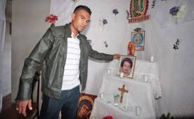 Discua nos abrió las puertas de su antigua habitación.