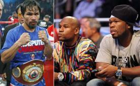 Según el rapero 50 Cent, Mayweather no aceptará la pelea con Pacquiao porque está 'muerto de miedo'.