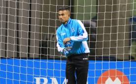 'El Chino' Discua tiene aceptación para ser titular este viernes frente a Canadá. Foto Ronal Aceituno, enviado especial.