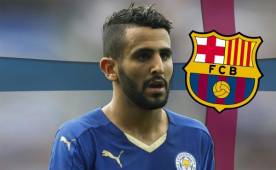 Mahrez, comprado por 400.000 libras esterlinas al Le Havre en 2014, no ha ocultado que le gustaría fichar algún día por el FC Barcelona.