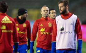 Prensa española asegura que el juego amistoso ante Bélgica programado para este martes fue cancelado por amenaza de terrorismo. Foto AFP