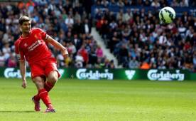 El capitán Steven Gerrard jugó el partido completo del Liverpool ante West Brom. (AFP)