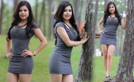 Allison es una bella jovencita capitalina que se volvió muy popular en los desfiles patrios.