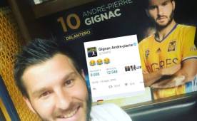 André-Pierre Gignac publicó en su Twitter un mensaje subliminal contra Monterrey.
