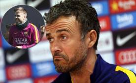 Para Luis Enrique, los Periscope de Piqué es una forma de mostrar el buen ambiente en el Barcelona. Foto EFE.