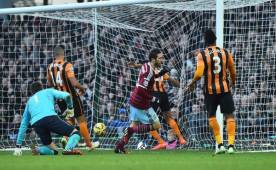 Maynor Figueroa fue testigo activo de la derrota del Hull City ante West Ham. (AFP)