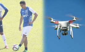 Jorge Luis Pinto ya cuenta con Andy Najar totalmente recuperado y un Drone molestó al estratega durante el entrenamiento.