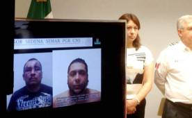 Las autoridades de México difundieron la fotos de los dos secuestradores. Foto tomada de Reforma.mx
