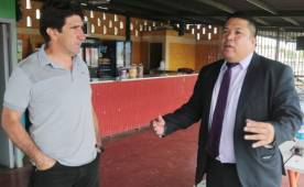 Héctor Durán es el abogado del entrenador de Olimpia. Fotos Ronal Aceituno