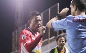 Marco Vega reclamó las actitudes que mostraron los árbitros en el duelo de este miércoles en San Pedro Sula.