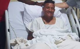 Luis Garrido durante su permanencia en la clínica cargado de mucho optimismo.