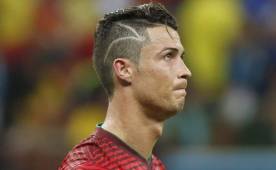 Cristiano Ronaldo estrenó corte de cabello con zig zag el domingo ante Estados Unidos. (EFE)