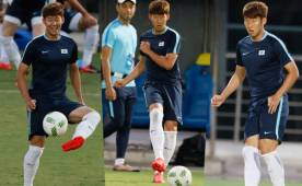 Heung-Min Son es el referente de la Selección de Corea que este sábado se medirá a Honduras por el pase a semifinales de los Olímpicos. Juega para el Tottenham de Inglaterra. Foto Juan Salgado