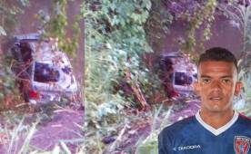 Osman Melgares, junto a un acompañante, sufrieron el percance en Colón, (FOTOS: Noticias de Colón)