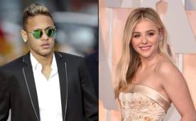 Neymar está siendo vinculado sentimentalmente con la actriz Chloe Grace Moretz.
