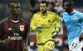 Balotelli, Diego López y Yaya Touré son futbolistas que podrían cambiar de equipo.