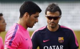 El técnico del Barcelona ha dejado claro que está satisfecho que lo que ha mostrado el delantero Luis Suárez. Foto AFP