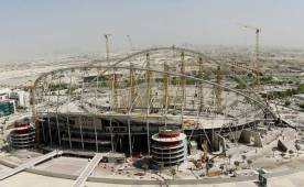 Qatar continúa los trabajos en los estadios de cara al Mundial de 2022. Foto elmundod.lavoz.com.ar
