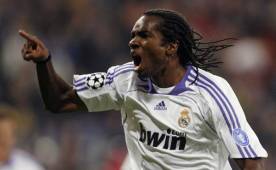 Javier Balboa sudando la camiseta del Real Madrid cuando regresó al equipo.