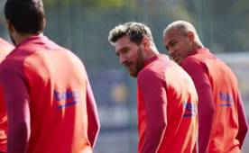 Messi se logró recuperar de su lesión, tras 25 días de estar en terapia. Foto EFE.