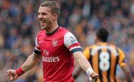 Podolski le envió un claro mensaje a Arsené Wenger quien no le ha brindado muchos minutos en este arranque de Premier League. Foto AFP