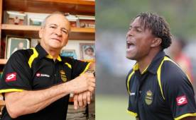 Jaime Villegas y Carlos Pavón, dos exjugadores con mucha historia en Real España. Fotos DIEZ.