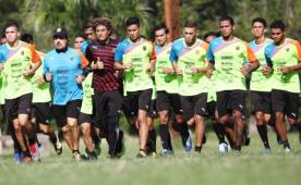 El Real España se encuentra en plena pretemporada, inició desde el lunes. Foto Melvin Cubas.