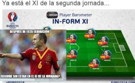 España derrotó 3-0 a Turquía en la Eurocopa 2016 y las burlas no tardaron en llegar en redes sociales. Andrés Iniesta fue el gran protagonista de los memes.