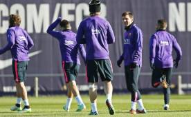 Barcelona retornó a los entrenamientos con la presencia de Messi, pero Neymar no lo hizo.