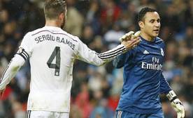 Sergio Ramos respalda a Keylor Navas y le desea buenos ánimos en el Real Madrid.