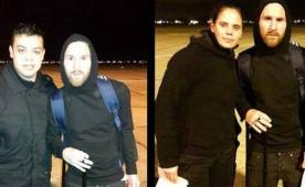 La prensa argentina difundió hoy fotografías que algunos fanáticos se sacaron con el crack.