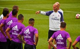 Zidane ya trabaja con sus jugadores pensando en el arranque de la nueva temporada.