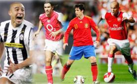 David Trezeguet, Robert Pires, Joan Capdevila y Fredrik Ljungberg son las nuevas estrellas del fútbol indio.