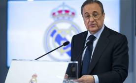 Florentino Pérez, presidente del Real Madrid, mostró su apoyo por lo ocurrido en Bélgica.