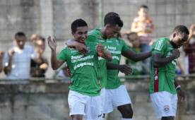 Marathón derrotó 2-1 al Victoria en San Pedro Sula. Franco Güity adelantó a los jaibos pero Mario Berríos y Peri Martínez rescataron un triunfo.